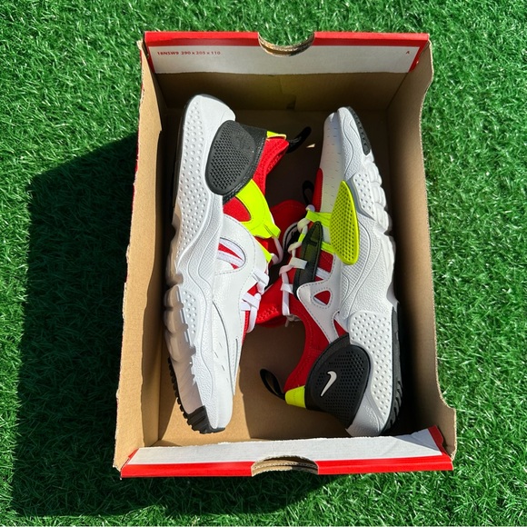 Nike Kids Red and White Athletic Shoes - Picture 4 of 12